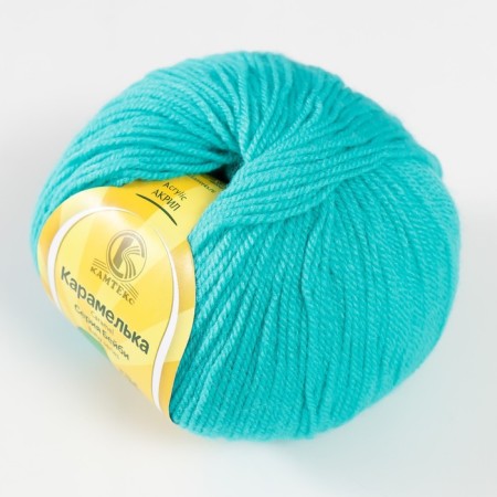 Yarn "Karamel" 100% acrylic 175m/50g (083 nephritis)-1
