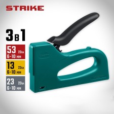Plastic stapler Kraftool Strike 3189, type of bracket 53/13/23, 6 - 10 mm