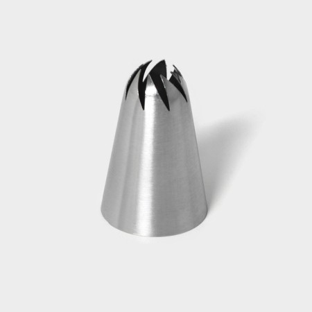 Confectionery nozzle "Closed rose", d = 3 cm, exit 0.9 cm, stainless steel