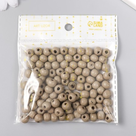 Beads for creativity tree "White Secret" D-0.8 cm, set of 20 g-2