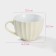 Mug ceramic share "Noemi", 430 ml, beige color