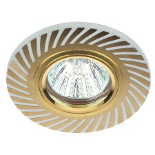Светильник DK LD39 WH/GD ЭРА, GU5.3 50Вт, цвет золото, белый