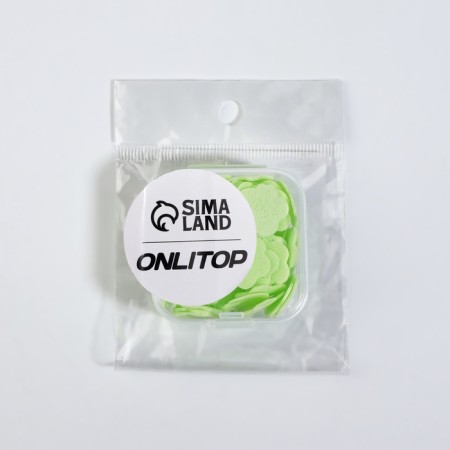 Leaf soap in the layer case 4.5*4.5*2cm (jasmine) Green bag from-6