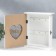 Keywood tree 6 hooks "Heart and Bant" Gray 25.5x7x21 cm