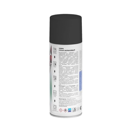 Universal soil Vixen, acrylic black, aerosol 520 ml VX-22001-2