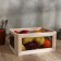 Italy, 36 × 26 × 16 cm storage basket for storing products, light wood color