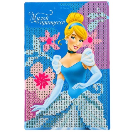 Diamond mosaic, 16x10.5 cm, princesses-6