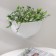 Kashpo wall "Angara", 2.6 l, white color