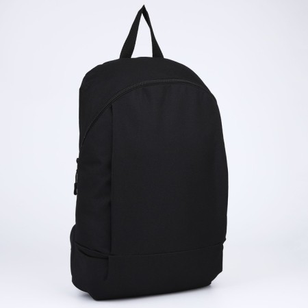 School textile school 46x30x10 cm, vertical pocket, black color-2