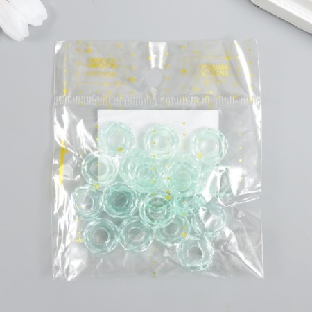 Beads for creativity Plastic "Gaika" set 20 pcs a sea wave 1.3x1.3x0.5 cm-3