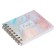 A6 sketchbook, 80 sheets on the crest on the short side of "marble", solid cover, block 100 g/m²