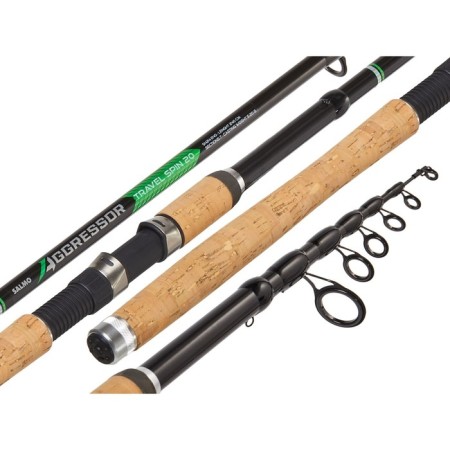 Spinning telescopic Salmo Aggressor Travel Spin 20, test 5-20 g, length 2.4 m.-1