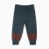 Knitted children's kit (jumper, trousers), emerald color, height 74