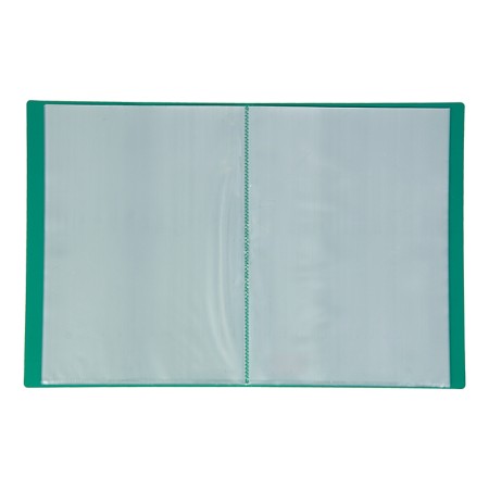 Folder with 30 A4, 500 microns, Calligrata, texture "Sand", Green-1