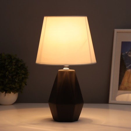 Table lamp "Fine" 1x40W E14 black 19.5x19.5x35.5cm-1