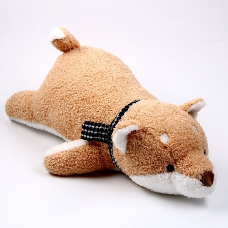 Soft toy-podushka "Dog", 60 cm, brown color-4