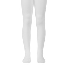 Pantyhose baby thin cotton CONTE KIDS, height 116-122 cm, white color