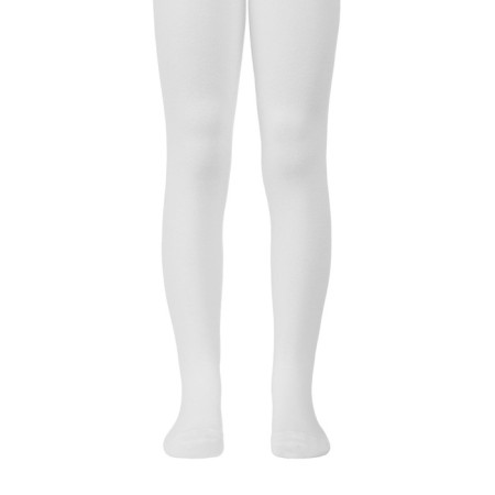 Pantyhose baby thin cotton CONTE KIDS, height 116-122 cm, white color