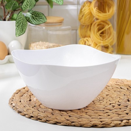 Rondo salad bowl, 2 l, snow-white color
