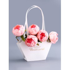 Flower bag embossing is white, 