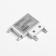 Ultra-shaped Connector I-shaped white 4.6x2.6x0.6 cm