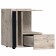 Cleat cabinet NATURE 42, 450 × 357 × 527 mm, gascon pine / black
