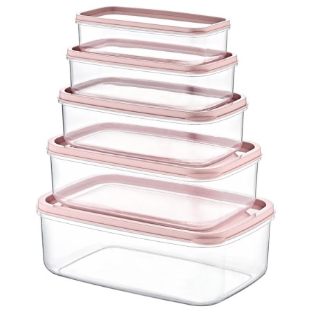 A set of food containers EMHOUSE, 5 pcs, color mix-1