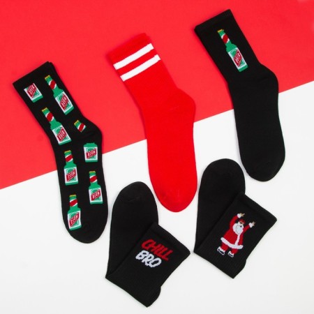 Set of men's socks KAFTAN "Chill Bro" 5 pairs, size 41-44 (27-29 cm)-1