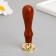 Printing for wax with a wooden handle "Rusali on the stone" 9x2.5x2.5 cm
