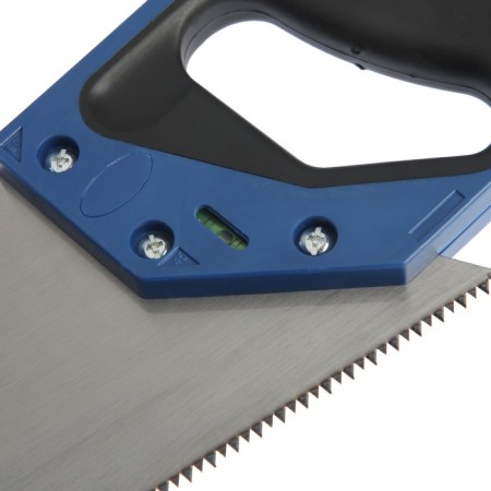 Hacksaw on wood tundra, 2k handle, 2D sharpening, heated tooth, 7-8 tpi, 400 mm-6