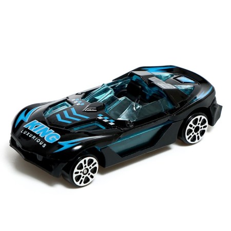 Parking 2 in 1 Truck, 6 cars, transforms into a vehicle, sound, color blue-13