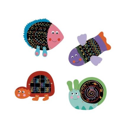 Set for creating paintings by DJeco "Funny Animals"-1