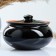 Set of dishes "Vyatka ceramics" 2.5l + 4x0.5l + spoon, black
