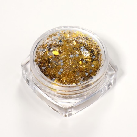 Sparkles for decor, large/small, silver/golden color-4