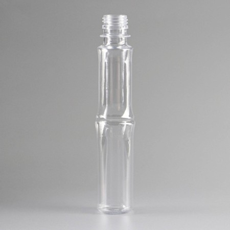 Plastic disposable plastic PET, 200 ml, without lid, neck diameter 2.8 cm