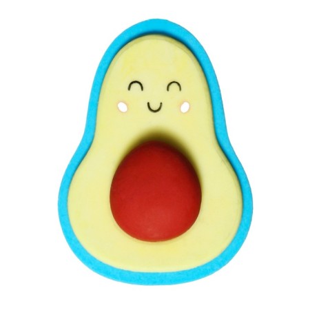 Figure eraser "Avocado", mix (barcode on a piece)-3