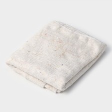 Napkin - rag of household shares, 80 × 100 cm, density 180 g/m, line 2.5 mm, with overlock, white