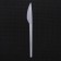 A one -time plastic knife, 16.5 cm, color mix