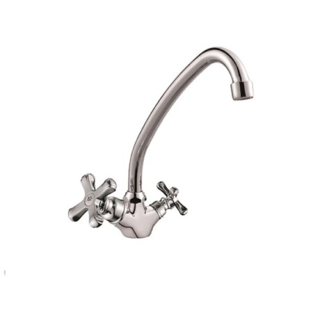 Kitchen mixer Rush Bianki Bi7650-22, two-wound, chrome