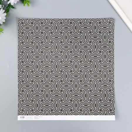 Scrapbooking paper bilateral "charisma and style" density 180 g 30.5x32 cm-3