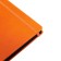 Leduced Diary A5, 140l, Cage, leatherette, elastic band, black cut, orange