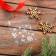BOPP package with sticky tape, "snowflakes", 7 x 7+3cm