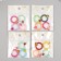 Carabiner Metal "Circle. Berry" mix 3.2x2.6 cm