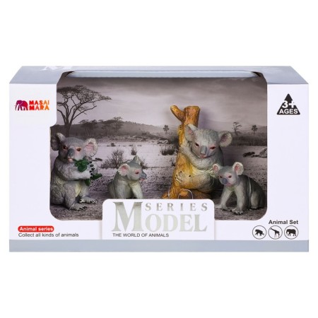 Набор фигурок «Мир диких животных: семья коал», 4 фигурки-8