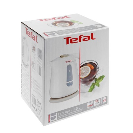 Electric kettle Tefal Express Plastic KO29913E, plastic, 1.5 l, 2200 watts, white-6