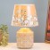 Table lamp "Flowers" E14 15W gray mix 20x20x32 cm Risalux