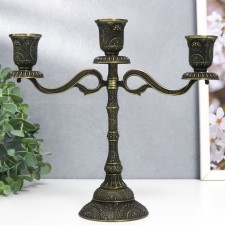 Summary Metal for 3 candles 
