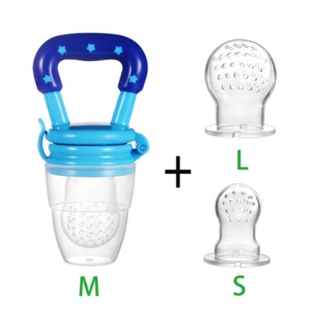 Nibbler with silicone nets, dimensions s, m, l, in case, blue color-4