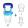 Nibbler with silicone nets, dimensions s, m, l, in case, blue color