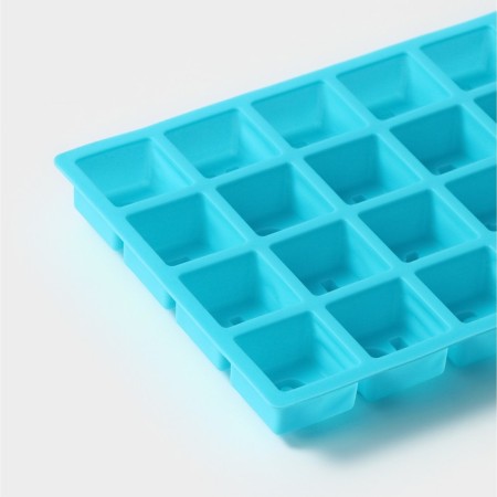 Baking uniform “Alphabet”, silicone, 35 × 18 cm, 32 cells (3.7 × 3.7 × 3 cm), Mix color-5
